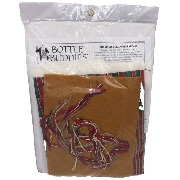 Christmastide Noah Christmas Craft Project Kit Bottle Buddies Dimensions 18100 - Picture 6 of 8
